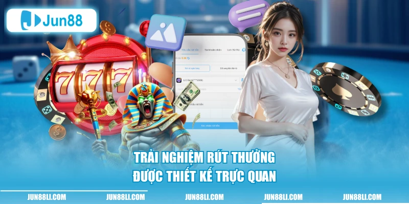 Trải nghiệm rút thưởng được thiết kế trực quan
